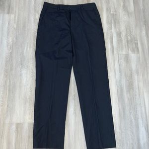 slim fit calvin klein navy dress pants